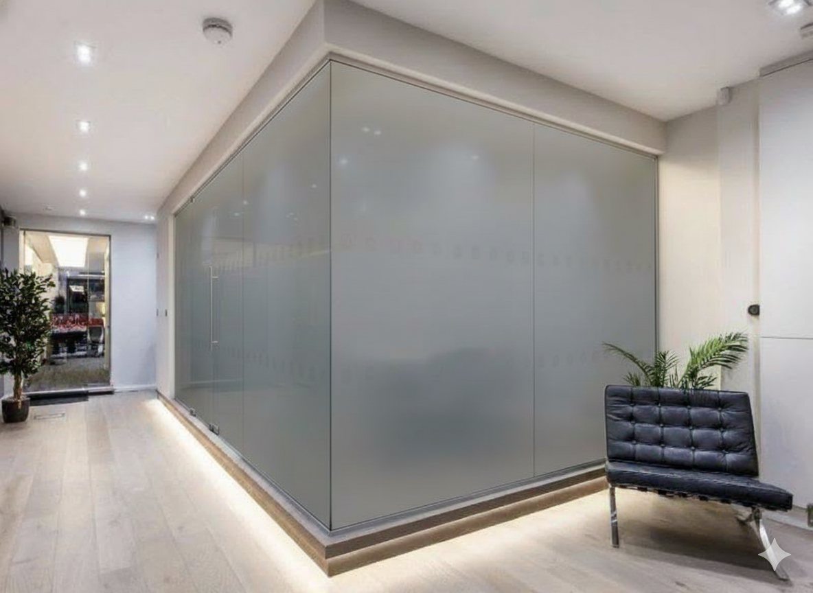 Office showing the Gray / Graphite privacy appearance